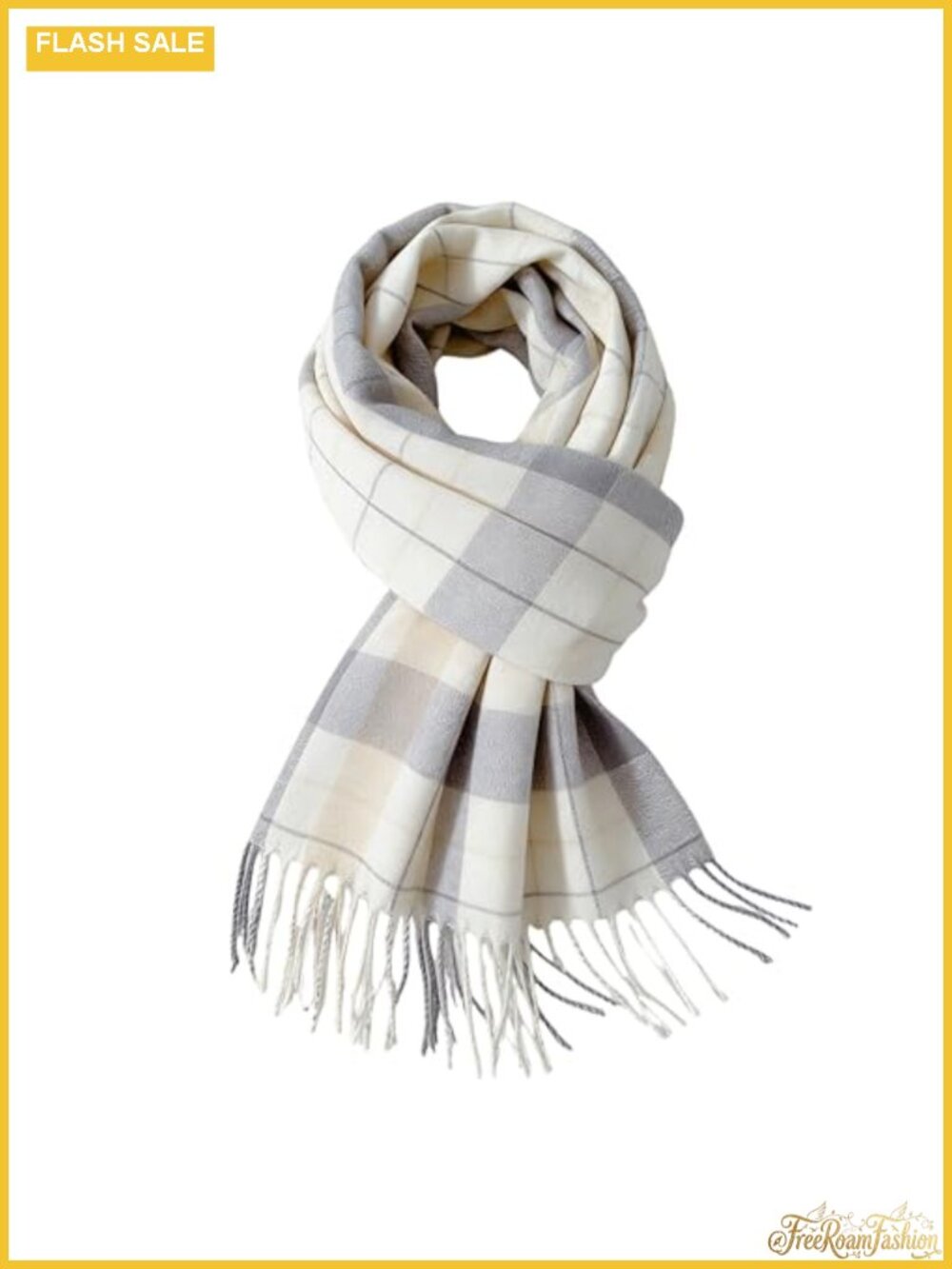 Tartan Plaid Scarf Shawl Wrap Fringe 28x79 Cold Weather Winter